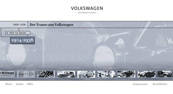 VW Chronik Webseite